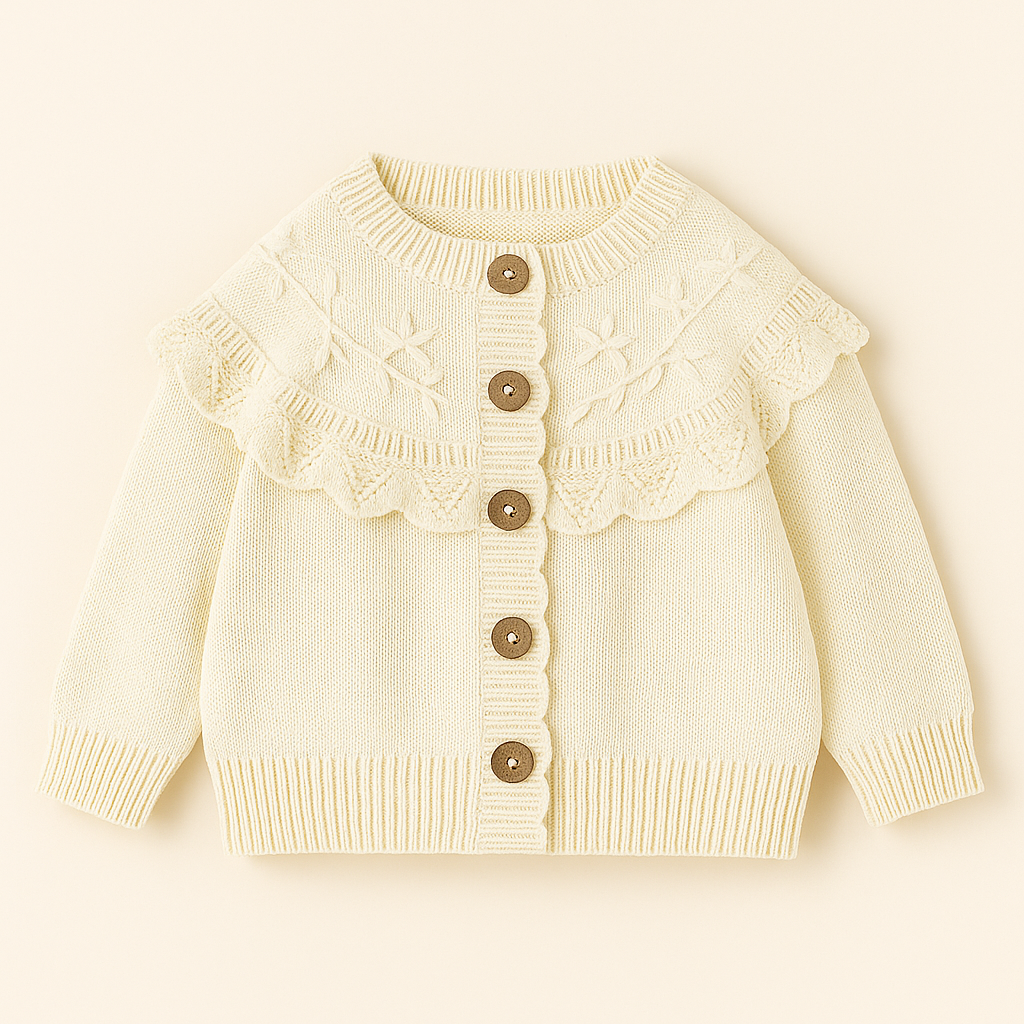 Gebreide bloementrui