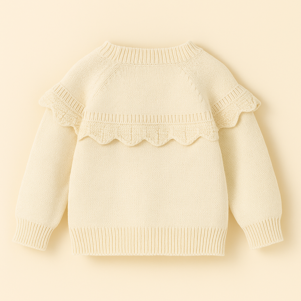 Gebreide bloementrui