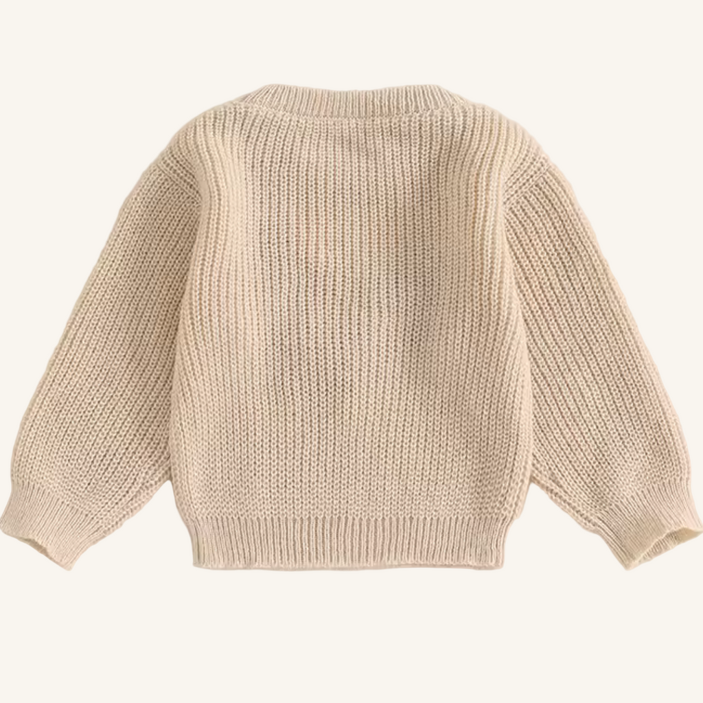 Gebreide trui met haan